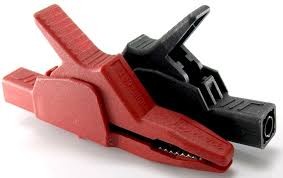 Zestaw krokodylków 4mm, 34A